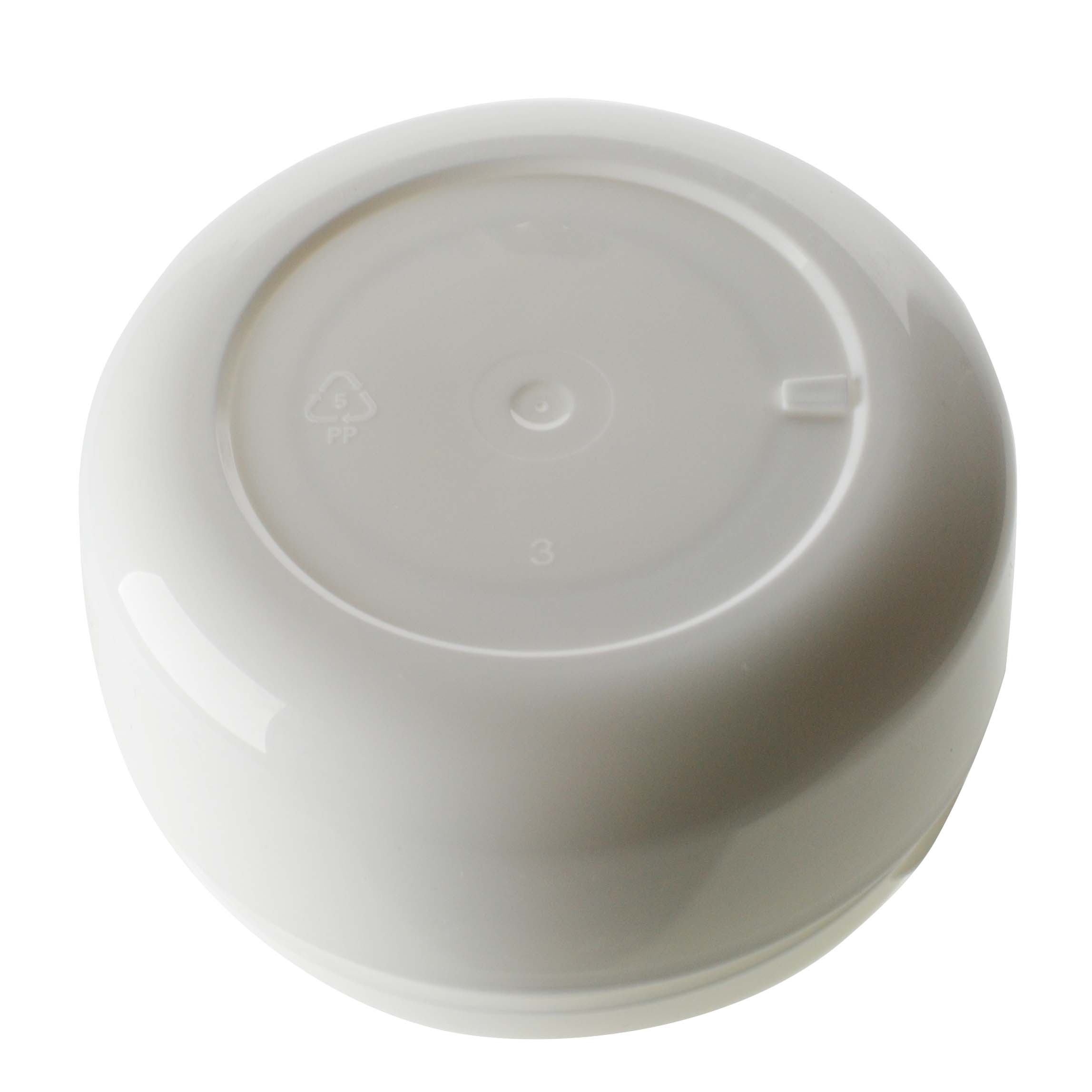 4OZ WHITE PP/PP ROUND BASE DOUBLE WALL JAR ROUND WITH 89MM NECK DIAMETER-detail image