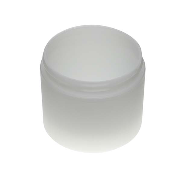 4OZ FROSTED PP/PP DOUBLE WALL ROUND BASE WITH 70MM NECK DIAMETER-detail image