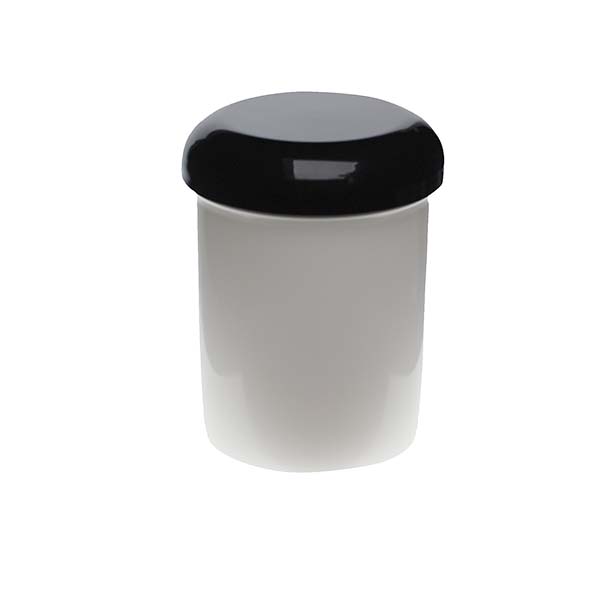 4OZ WHITE PP SINGLE WALL JAR ROUND BASE WITH 58MM NECK DIAMETER-detail image