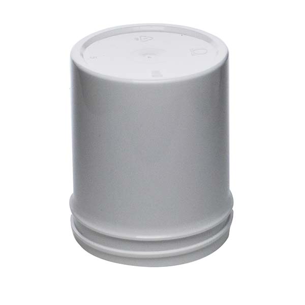 4OZ WHITE PP SINGLE WALL JAR ROUND BASE WITH 58MM NECK DIAMETER-detail image