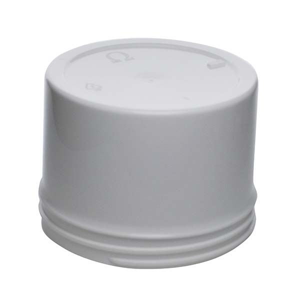 8OZ WHITE PP SINGLE WALL JAR ROUND BASE WITH 89MM NECK DIAMETER-detail image