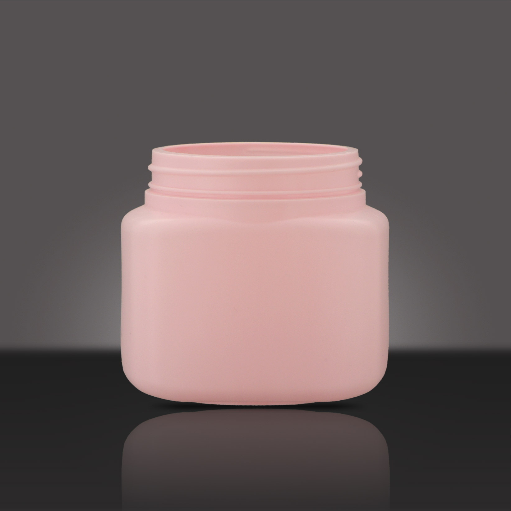 500 ML NATURAL HDPE JAR SQUARE WITH  L83 - SP400 NECK FINISH