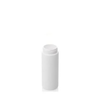 50ML WHITE CYLINDER FOAMER ROUND HDPE BOTTLE - 30MM NECK