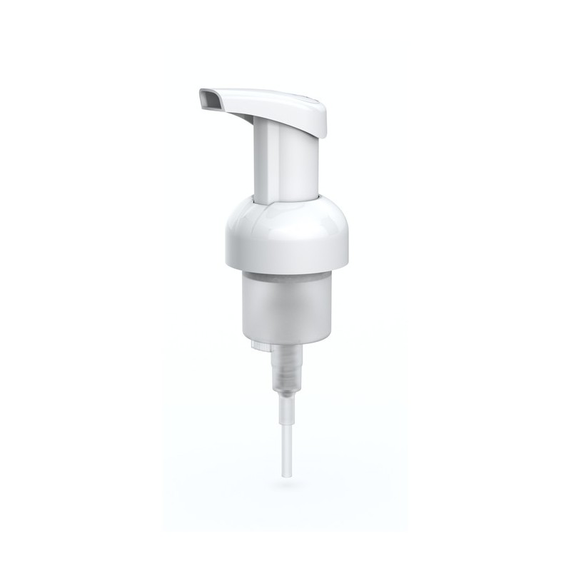 40MM WHITE SMOOTH SIDE PP T1 FOAMER PUMP - (1.5 ML OUTPUT)