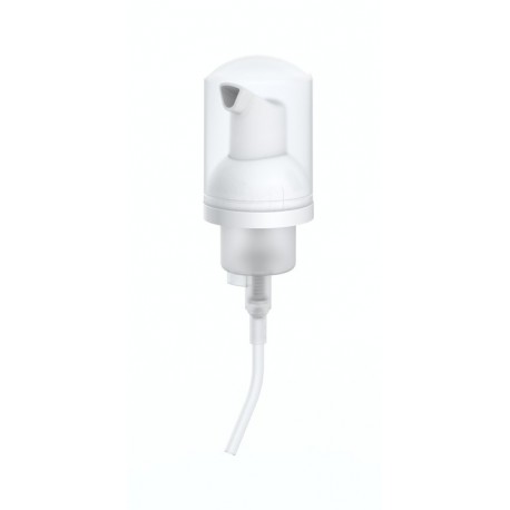 30MM WHITE SMOOTH SIDE MINI M3 FOAMER PUMP - (0.4 ML OUTPUT)