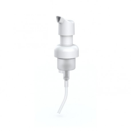 30MM WHITE SMOOTH SIDE WRM3 FOAMER PUMP - (0.4 ML OUTPUT)