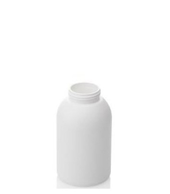 125ML WHITE FOAMER BOSTON ROUND HDPE WITH 30MM NECK