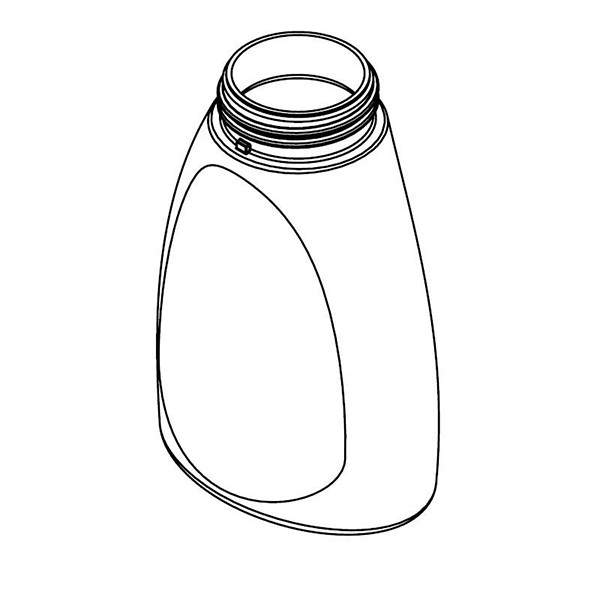 250ML CLEAR PET OVAL FOAMER BOTTLE - 40MM NECK FINISH-detail image