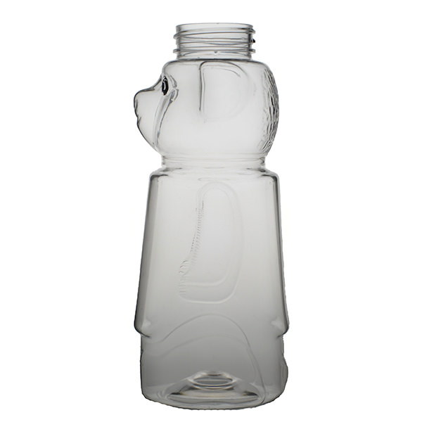 15OZ CLEAR PLASTIC BOTTLE HONEY BEAR 2-PANEL - 38-400 NECK-detail image