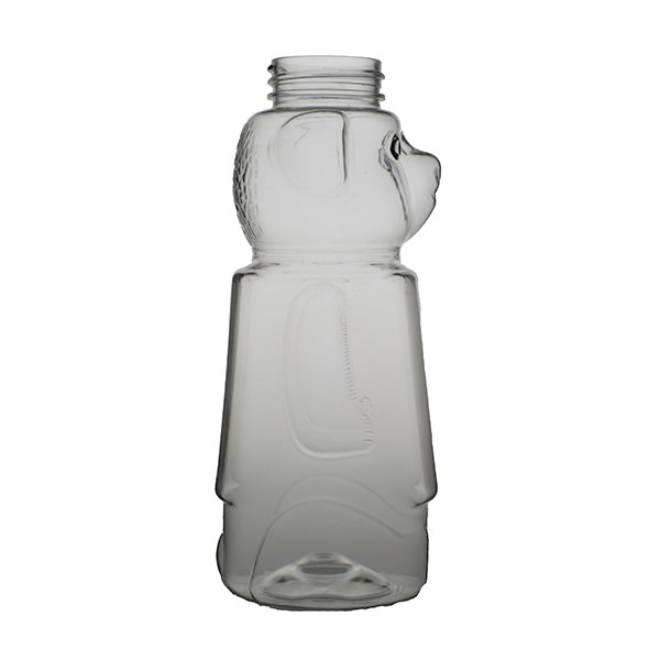 15OZ CLEAR PLASTIC BOTTLE HONEY BEAR 2-PANEL - 38-400 NECK-detail image