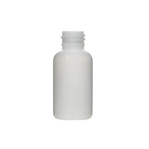 1OZ NATURAL BOSTON ROUND HDPE PLASTIC BOTTLE - 20-410-detail image