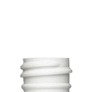 1OZ WHITE BOSTON ROUND HDPE PLASTIC BOTTLE - 20-410-detail image