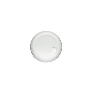 1OZ WHITE BOSTON ROUND HDPE PLASTIC BOTTLE - 20-410-detail image