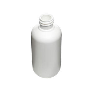 3OZ WHITE BOSTON ROUND HDPE PLASTIC BOTTLE - 20-410