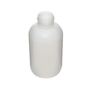 4OZ NATURAL BOSTON ROUND HDPE PLASTIC BOTTLE - 24-410