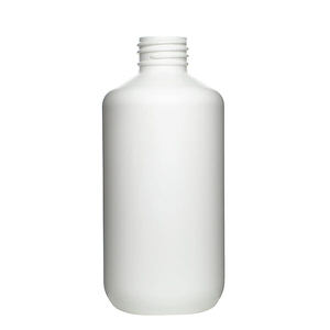 6OZ WHITE BOSTON ROUND HDPE PLASTIC BOTTLE - 24-410-detail image