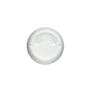 6OZ WHITE BOSTON ROUND HDPE PLASTIC BOTTLE - 24-410-detail image