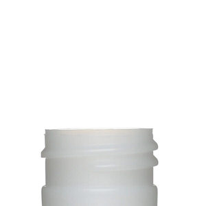 8OZ NATURAL BOSTON ROUND HDPE PLASTIC BOTTLE - 24-410-detail image