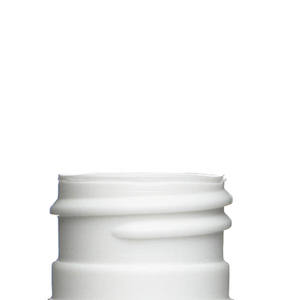 8OZ WHITE BOSTON ROUND HDPE PLASTIC BOTTLE - 24-410-detail image