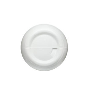 8OZ WHITE BOSTON ROUND HDPE PLASTIC BOTTLE - 24-410-detail image