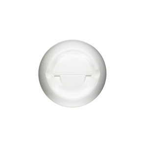 12OZ WHITE BOSTON ROUND HDPE PLASTIC BOTTLE - 24-410-detail image