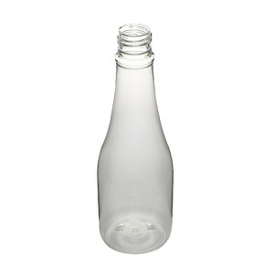 8OZ CLEAR CHAMPAGNE ROUND PET PLASTIC BOTTLE - 24-410