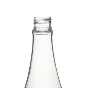 12OZ CLEAR CHAMPAGNE ROUND PET PLASTIC BOTTLE - 24-410-detail image