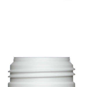 250ML WHITE CLASSIC FOAMER ROUND HDPE PLASTIC BOTTLE - 43MM-detail image