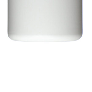 250ML WHITE CLASSIC FOAMER ROUND HDPE PLASTIC BOTTLE - 43MM-detail image