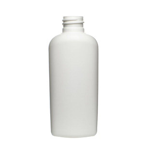 2OZ WHITE CLASSIC OVAL HDPE PLASTIC BOTTLE - 20-410-detail image