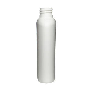 2OZ WHITE CLASSIC OVAL HDPE PLASTIC BOTTLE - 20-410-detail image