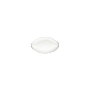 2OZ WHITE CLASSIC OVAL HDPE PLASTIC BOTTLE - 20-410-detail image