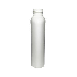 4OZ WHITE CLASSIC OVAL HDPE PLASTIC BOTTLE - 24-410-detail image