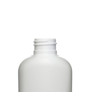 4OZ WHITE CLASSIC OVAL HDPE PLASTIC BOTTLE - 24-410-detail image