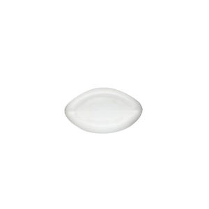 4OZ WHITE CLASSIC OVAL HDPE PLASTIC BOTTLE - 24-410-detail image