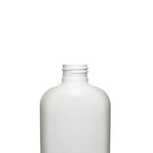 6OZ WHITE CLASSIC OVAL HDPE PLASTIC BOTTLE - 24-410-detail image