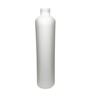 12OZ WHITE CLASSIC OVAL HDPE PLASTIC BOTTLE - 24-410-detail image