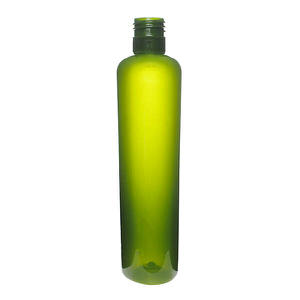 12OZ GREEN CLASSIC OVAL PET PLASTIC BOTTLE - 24-415-detail image