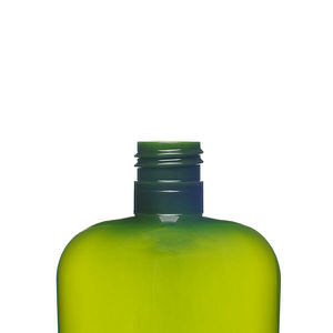 12OZ GREEN CLASSIC OVAL PET PLASTIC BOTTLE - 24-415-detail image