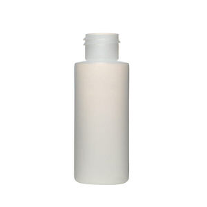 2OZ NATURAL CYLINDER ROUND HDPE PLASTIC BOTTLE - 24-410-detail image