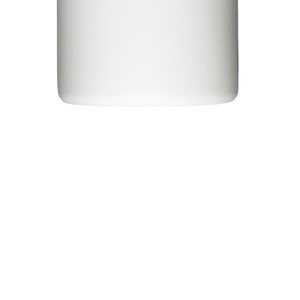 2OZ WHITE CYLINDER ROUND HDPE PLASTIC BOTTLE - 24-410-detail image