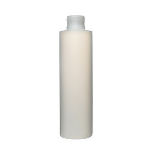 5OZ NATURAL CYLINDER ROUND HDPE PLASTIC BOTTLE - 24-410-detail image