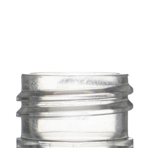 8OZ CLEAR CYLINDER ROUND PET PLASTIC BOTTLE - 24-410-detail image