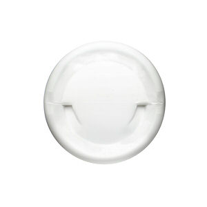 12OZ WHITE CYLINDER ROUND HDPE PLASTIC BOTTLE - 24-410-detail image