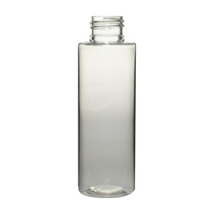 100ML CLEAR CYLINDER ROUND PET PLASTIC BOTTLE - 24-410-detail image