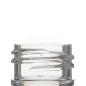 200ML CLEAR CYLINDER ROUND PET PLASTIC BOTTLE - 24-410-detail image