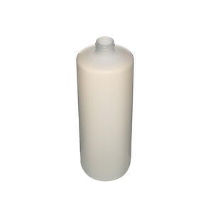 32OZ NATURAL CYLINDER TALL ROUND HDPE PLASTIC BOTTLE - 28-410