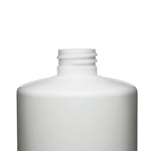 32OZ WHITE CYLINDER SHORT ROUND HDPE PLASTIC BOTTLE - 28-410-detail image