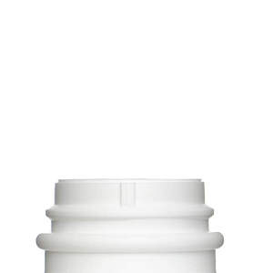 6OZ WHITE CYLINDER POWDER ROUND HDPE PLASTIC BOTTLE - 33MM-detail image