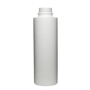 8OZ WHITE CYLINDER POWDER ROUND HDPE PLASTIC BOTTLE - 33MM-detail image